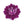 Different shades of purple orchid petals sewn together to form a single flower, displayed on a white background.