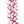 Close-up of a premium orchid lei featuring white and pink petals layered to create a textured, detailed, and dimensional pattern.