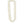 A white flat deluxe lei with loops in the middle and flared edges, known as the butterfly lei, displayed against a white background.
