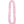 Light pink floral orchid lei with a feather or dragon tail-like design, displayed against a white background.
