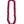 A flat deluxe orchid lei featuring pastel pink flared edges and a dark purple center, laid out on a white background.