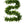 Fresh and lush green ti leaf maile lei displayed on a white background.
