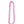 Pink premium spiral orchid lei featuring an intricate pattern with small sections of pink petals alternating with larger sections of the light-colored backing of orchid blossoms.