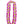 Vibrant lei featuring purple and white orchid petals with green accents, feathering out along the edges and forming a blossom-like center.