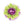 Light purple and jade green orchid petals sewn together to form a single flower, displayed on a white background.