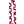White orchid lei featuring deep purple zigzag patterns arranged in a spiral design, displayed against a white background.