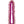 Spiral lei made of purple and white orchid petals, with white petals layered on top of purple, displayed on a white background.