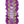 Close-up of the deluxe flat lei highlighting the folded and flared orchid petals in purple and green, showcasing the intricate layering and texture of the design.