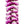 Close-up of the Paluna Bom premium purple orchid lei showing the intricate shaping and layering of each petal, highlighting the vibrant color and delicate texture.