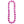 Lei featuring alternating folded pattern of three purple orchids followed by one white orchid, isolated on a white background.