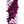 Close-up of a spiral lei crafted from purple Dendrobium orchids in multiple shades, highlighting the diagonal pattern and texture of the overlapping petals.