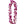 Classic single-strand lei made of all purple orchids.
