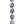 Lei close-up showing polished black and white kukui nuts with a smooth, glossy finish.