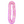 Sweetheart Sakura floral lei made with light pink orchid petals, sewn into a thick, full design, displayed on a white background.