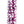 Close-up of a premium round orchid lei showcasing the firm, textured sections of purple orchid blossoms, highlighting its durable and dimensional look.