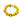 20-inch children’s silk floral head lei, known as a Lei Po‘o, featuring yellow and red flowers and green leaves.